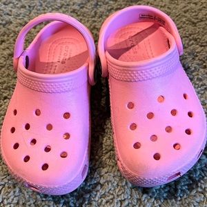 Crocs size 8 pink